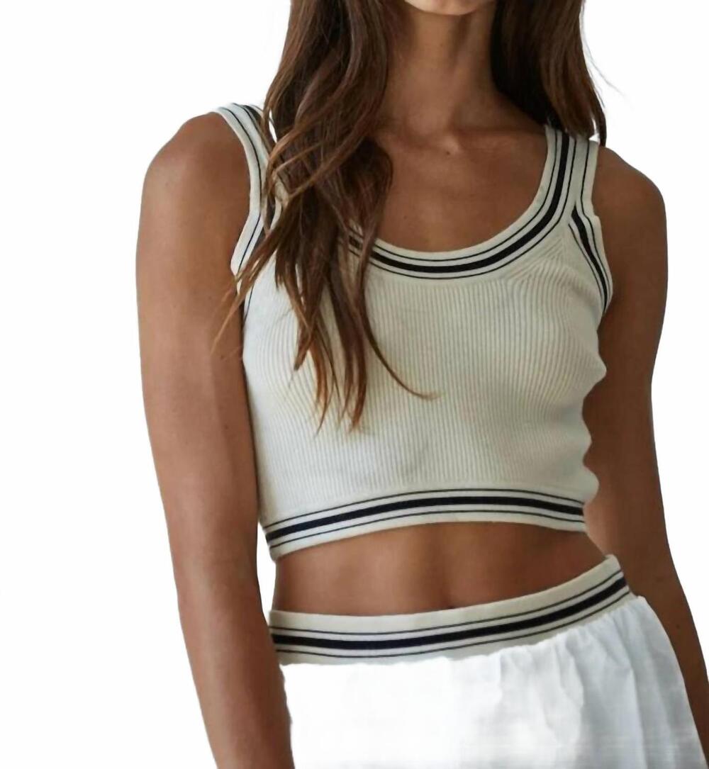 NEW BY TOGETHER ace charm bralette top in white